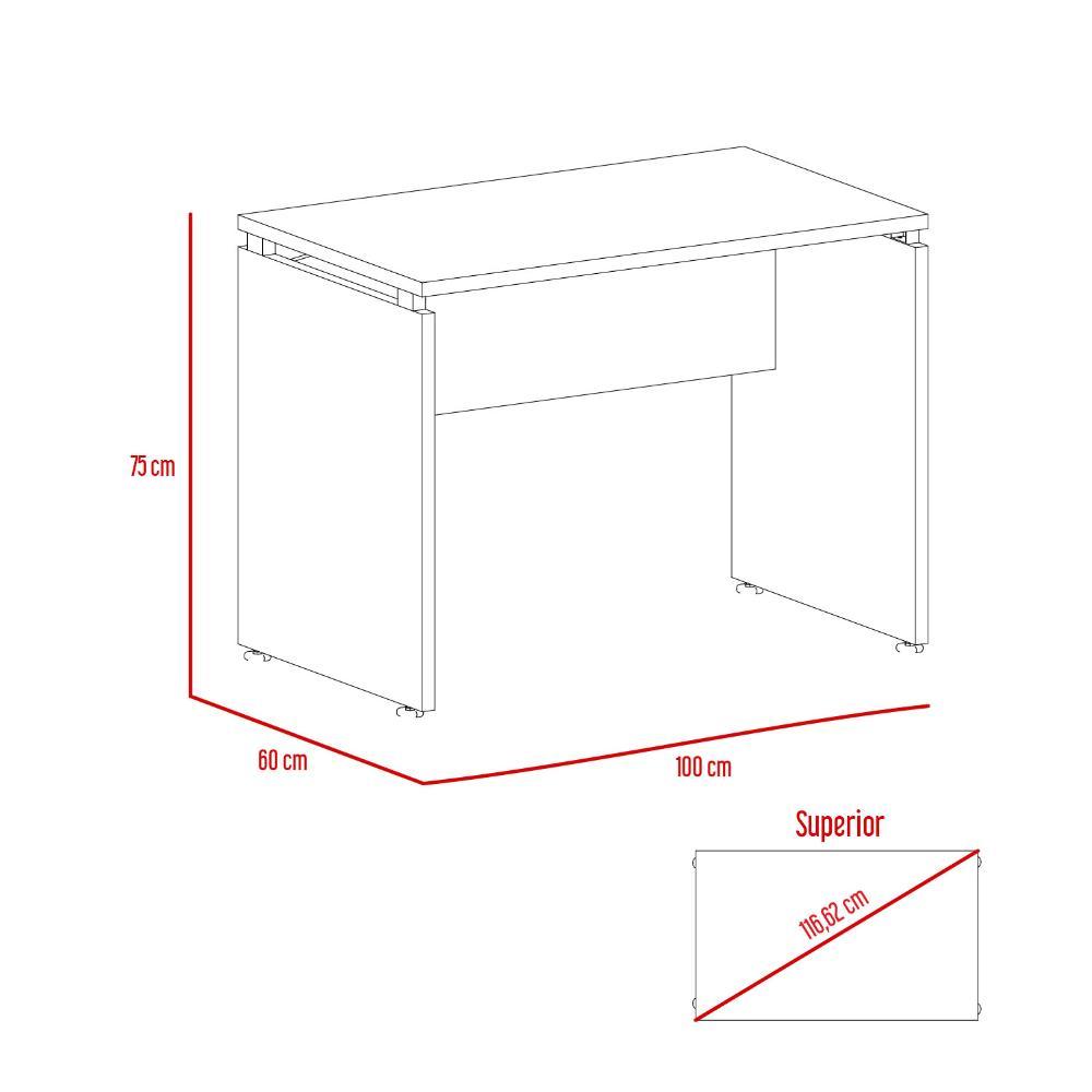 Mesa Escritorio Bellanti Office  Wengue Coñac