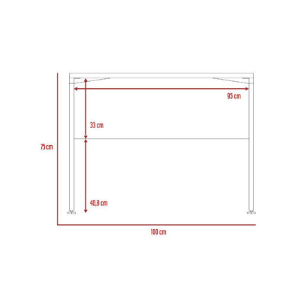 Mesa Escritorio Bellanti Office  Wengue Coñac