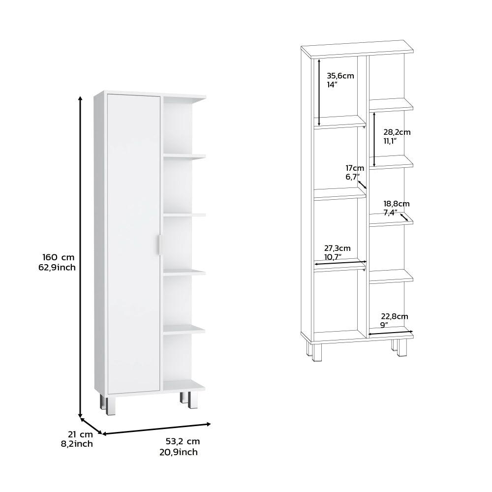 Mueble Auxiliar de Baño Crovie Blanco