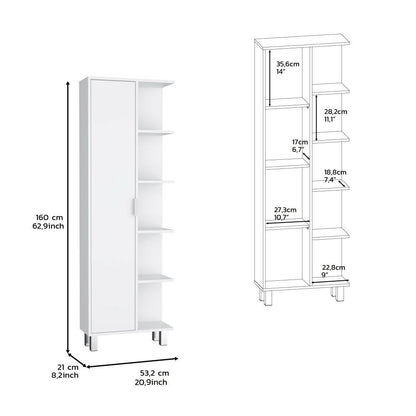 Mueble Auxiliar de Baño Crovie Blanco
