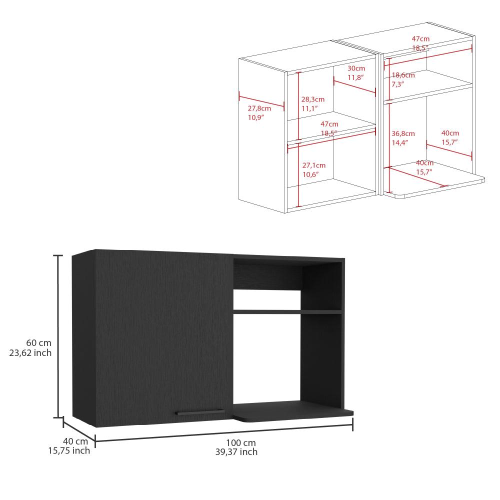 Gabinete superior Cocina Napoles Wengue 100 cm