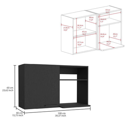 Gabinete superior Cocina Napoles Wengue 100 cm