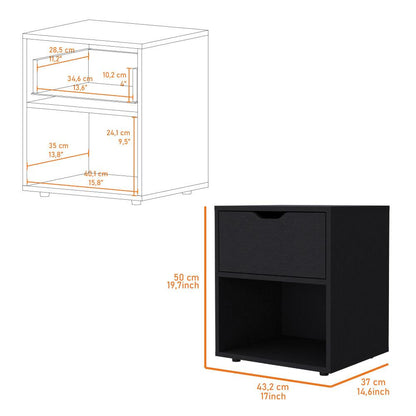 Mesa de Noche Aberdeen Wengue
