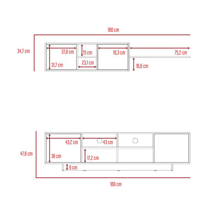 Mesa Para Tv Agata Blanco