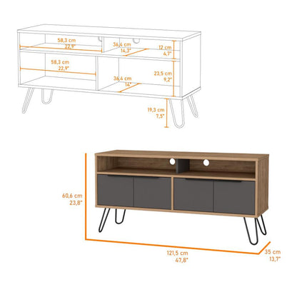Mesa Para Tv Vegas Miel y Plomo