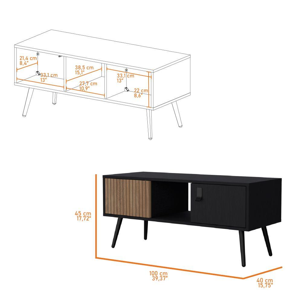 Mesa de Centro Funes Eco (1C) Wengue+Lenno