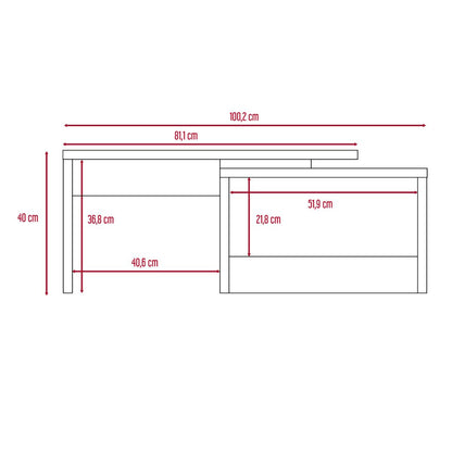 Mesa de Centro Treviso Wengue y Coñac