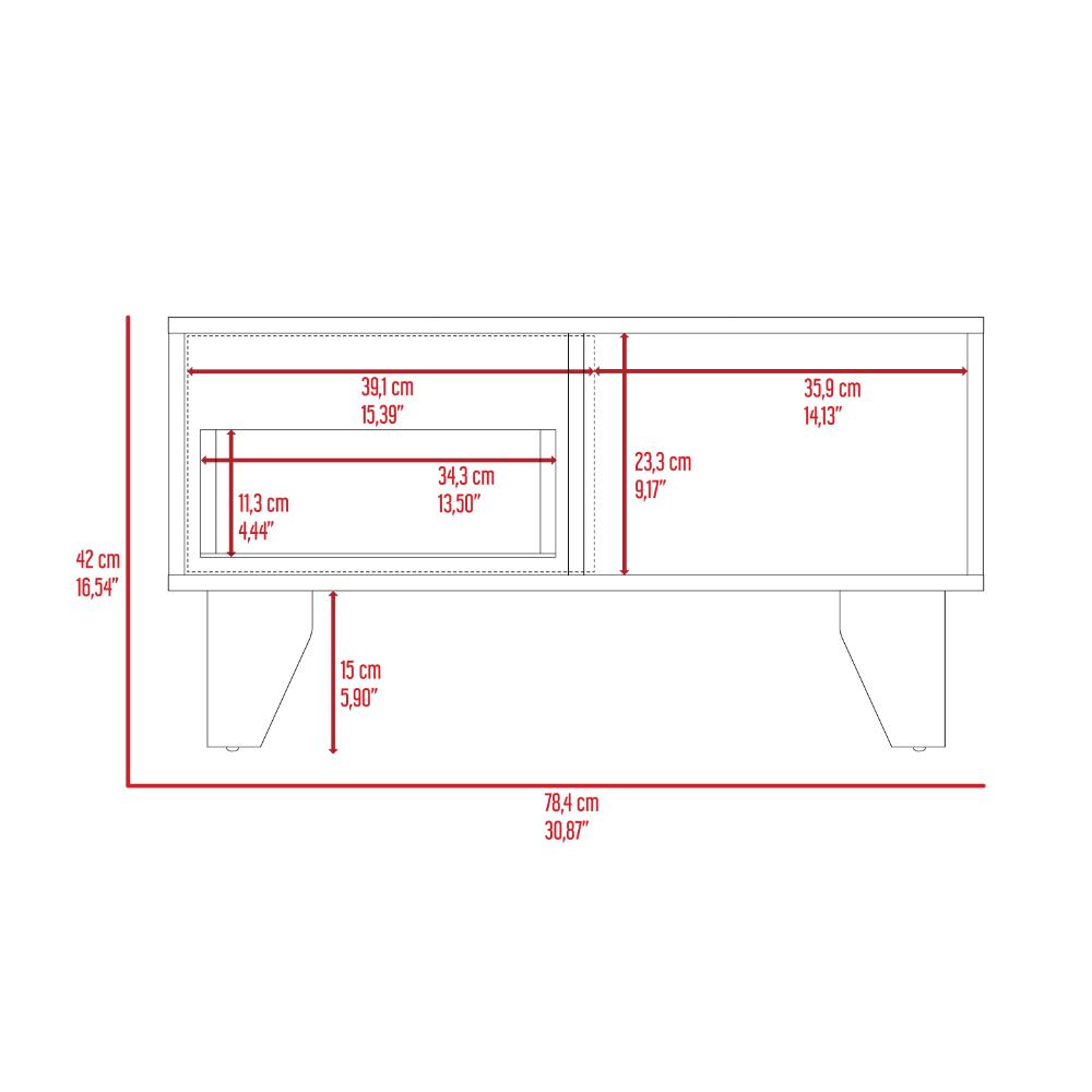 Mesa de Centro Portanova Nogal