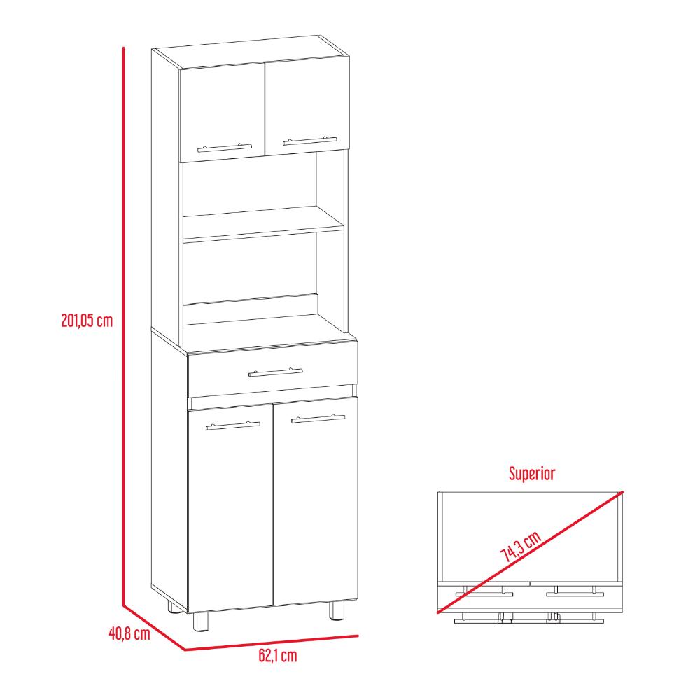 Módulo Microondas Luna 2 Duna y Blanco