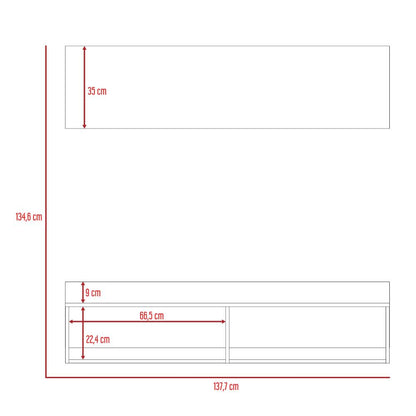 Panel TV 60 Savona Color  Caramelo Wengue