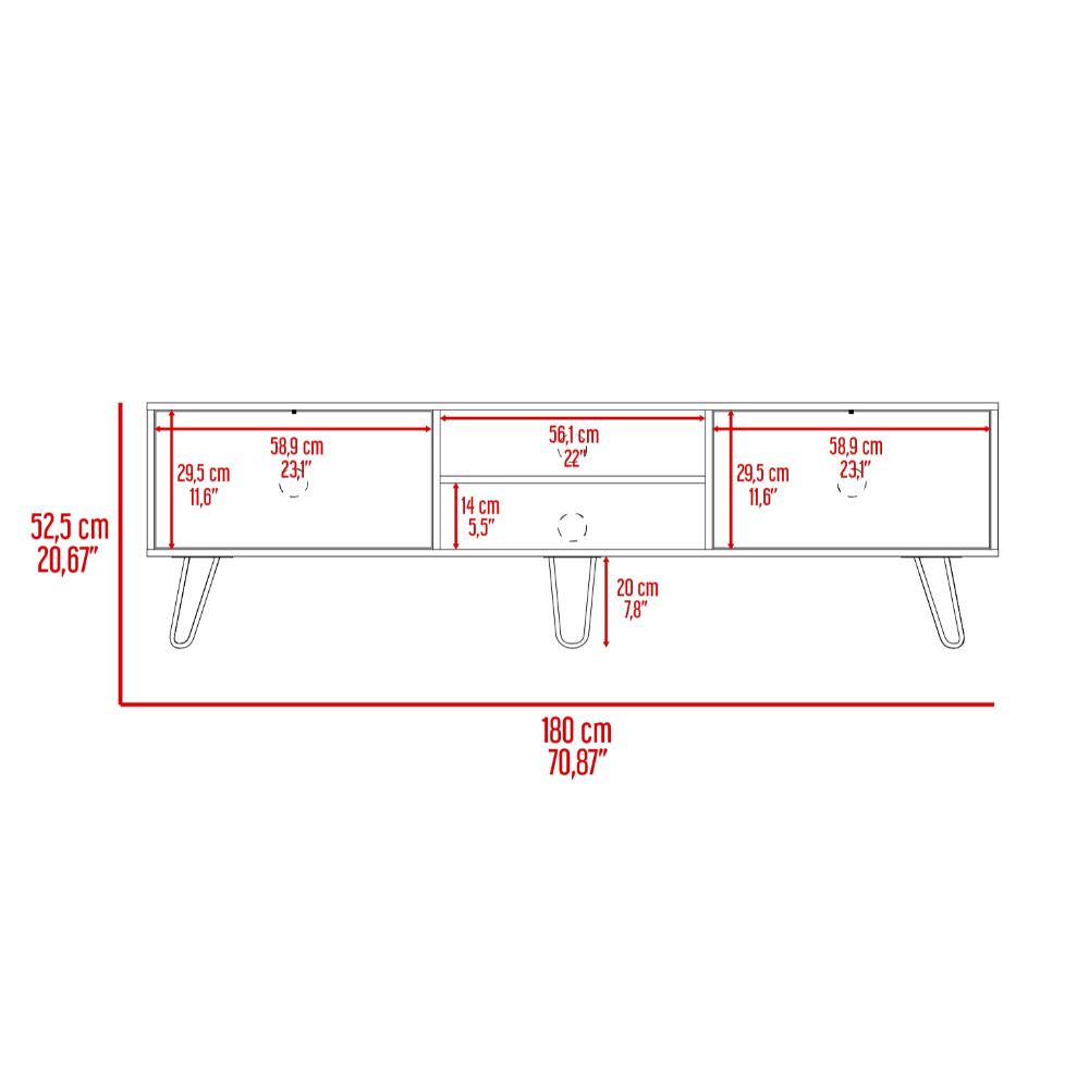 Rack para TV Mosetti Coñac para Tv de 80"