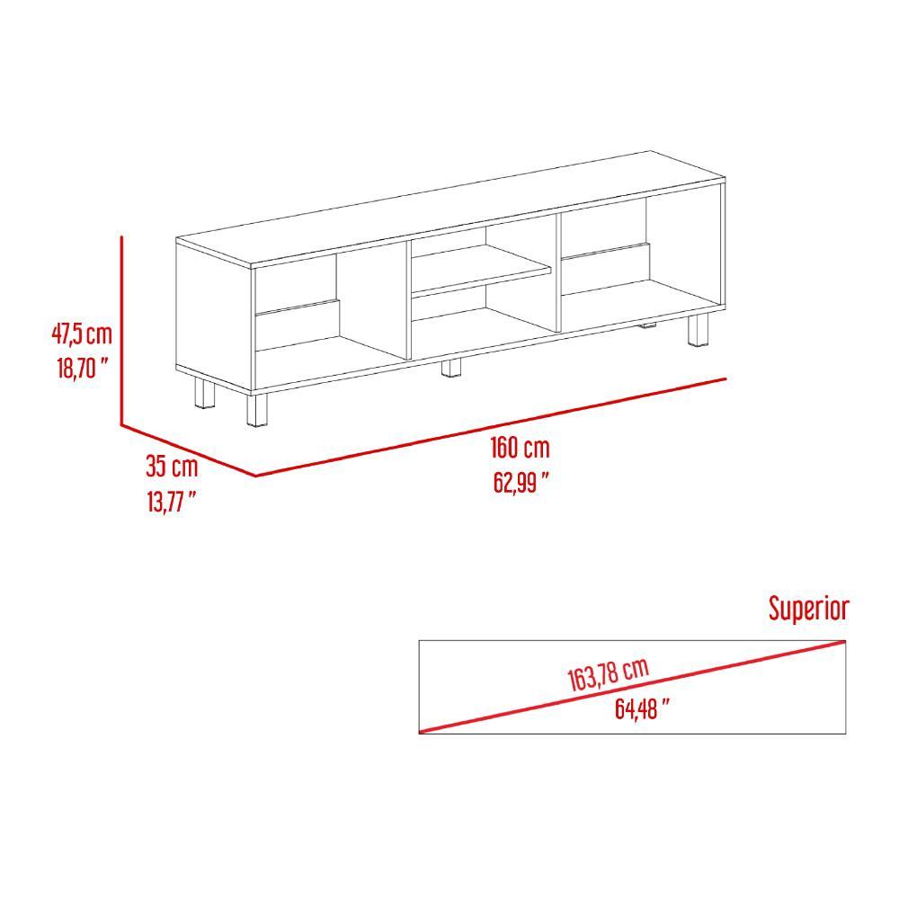 Mesa Para Tv Pirelli Nacar Para Tv de  70"