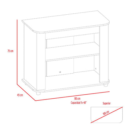 Mesa Para Tv Dustin Wengue para Televisor de 40"