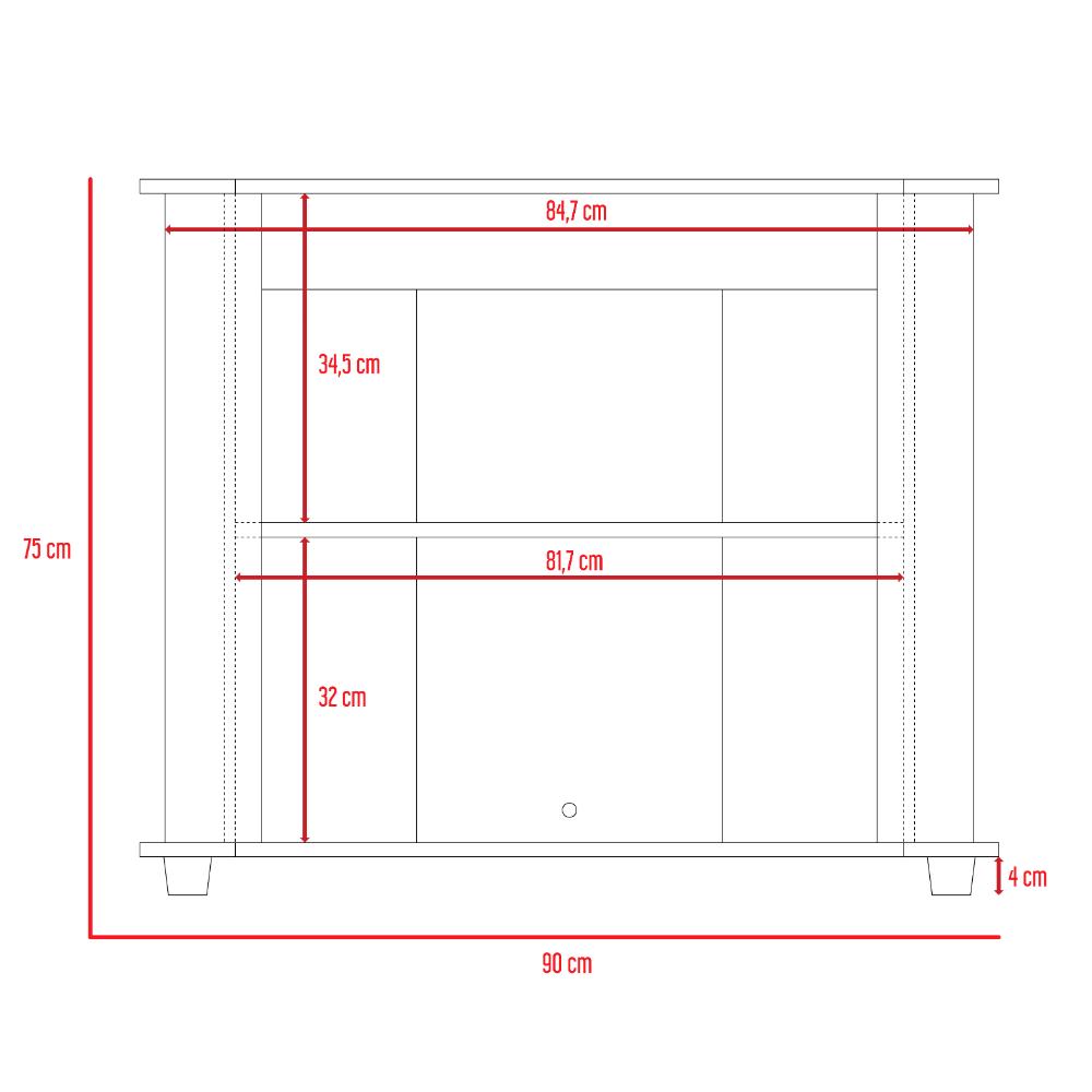 Mesa Para Tv Dustin Wengue para Televisor de 40"