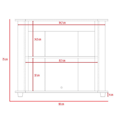 Mesa Para Tv Dustin Wengue para Televisor de 40"