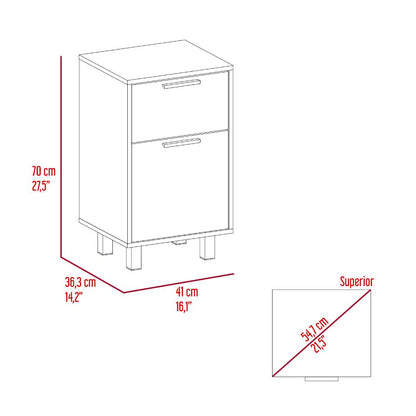 Mesa de Noche Secret Z80 Wengue