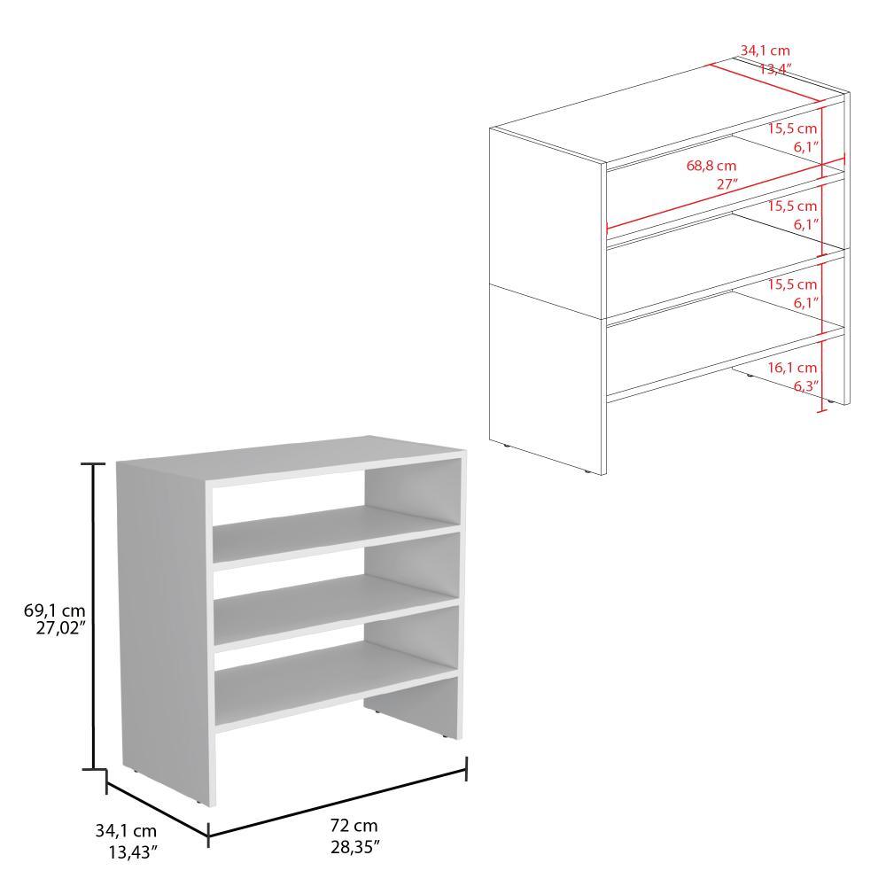 Organizador de Zapatos Apilable Basico Silpa  Blanco