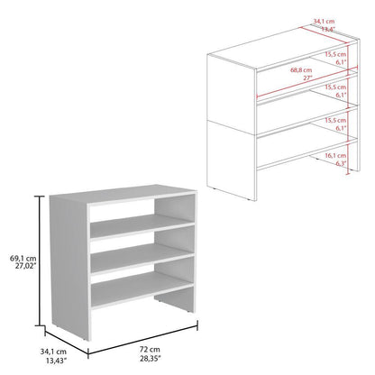 Organizador de Zapatos Apilable Basico Silpa  Blanco