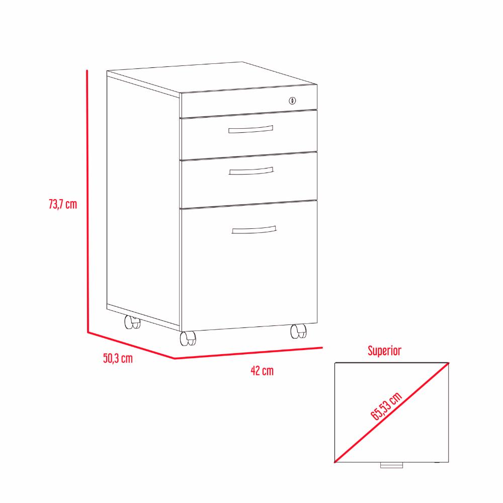 Archivador Boreal Wengue y Ceniza
