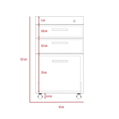Archivador Boreal Wengue y Ceniza