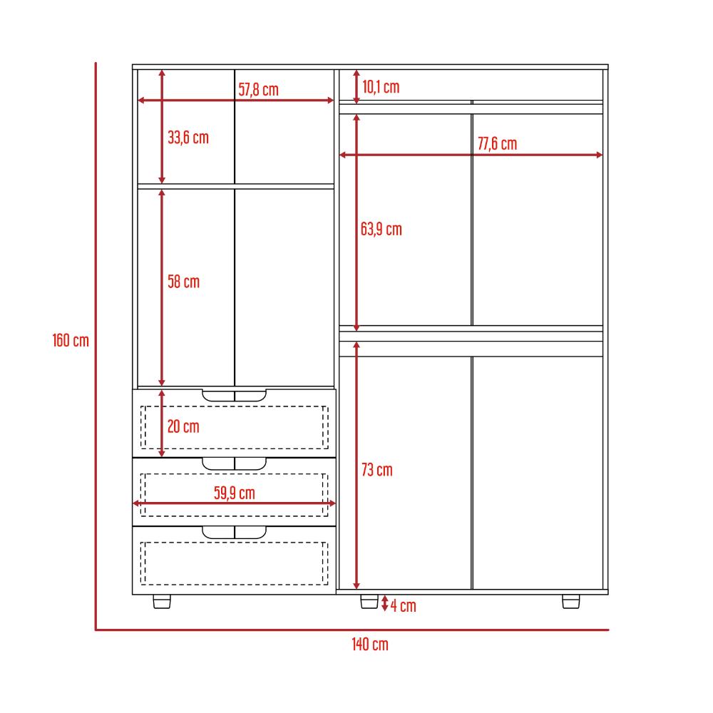 Closet Magno  Wengue