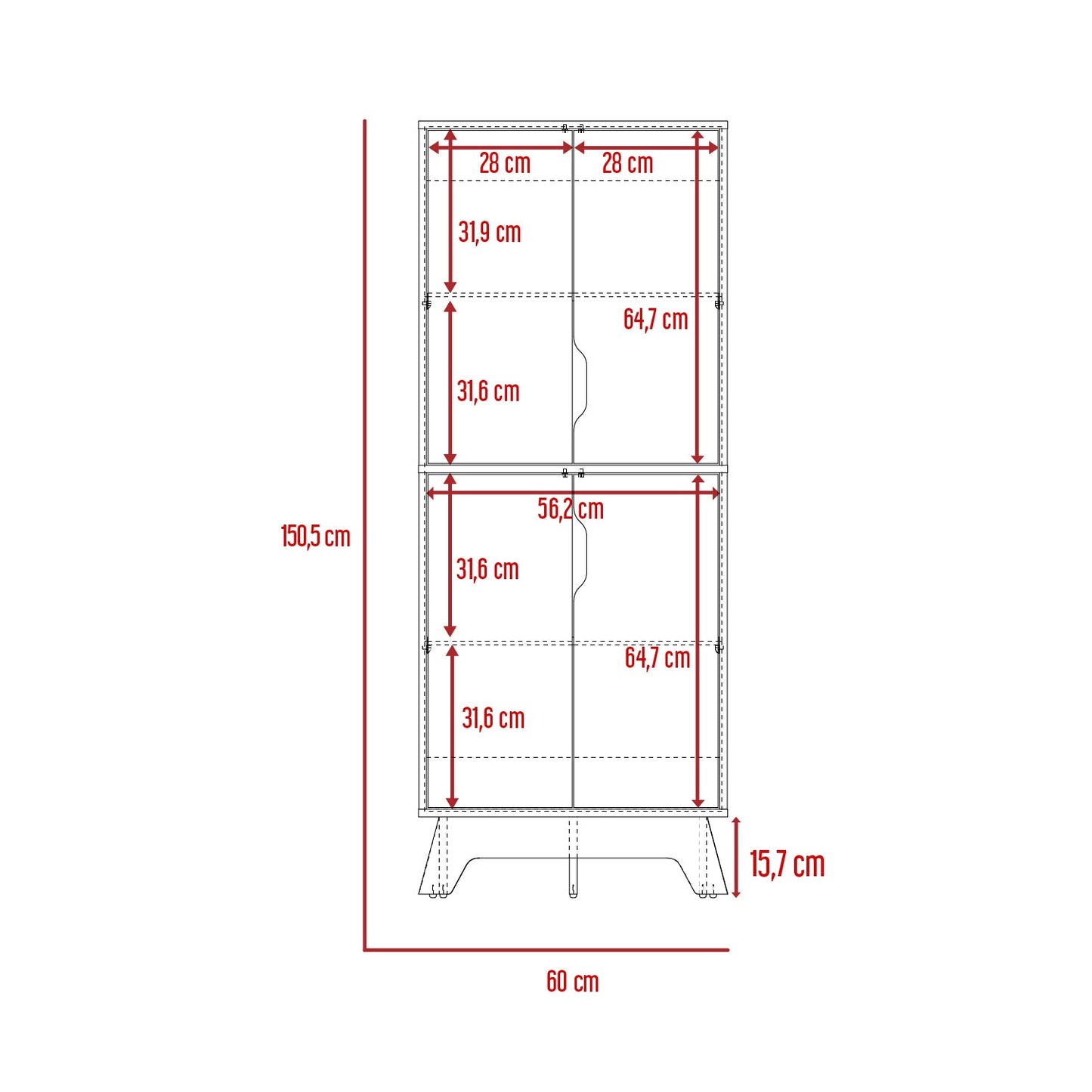 Alacena Valerio Blanco y Duna