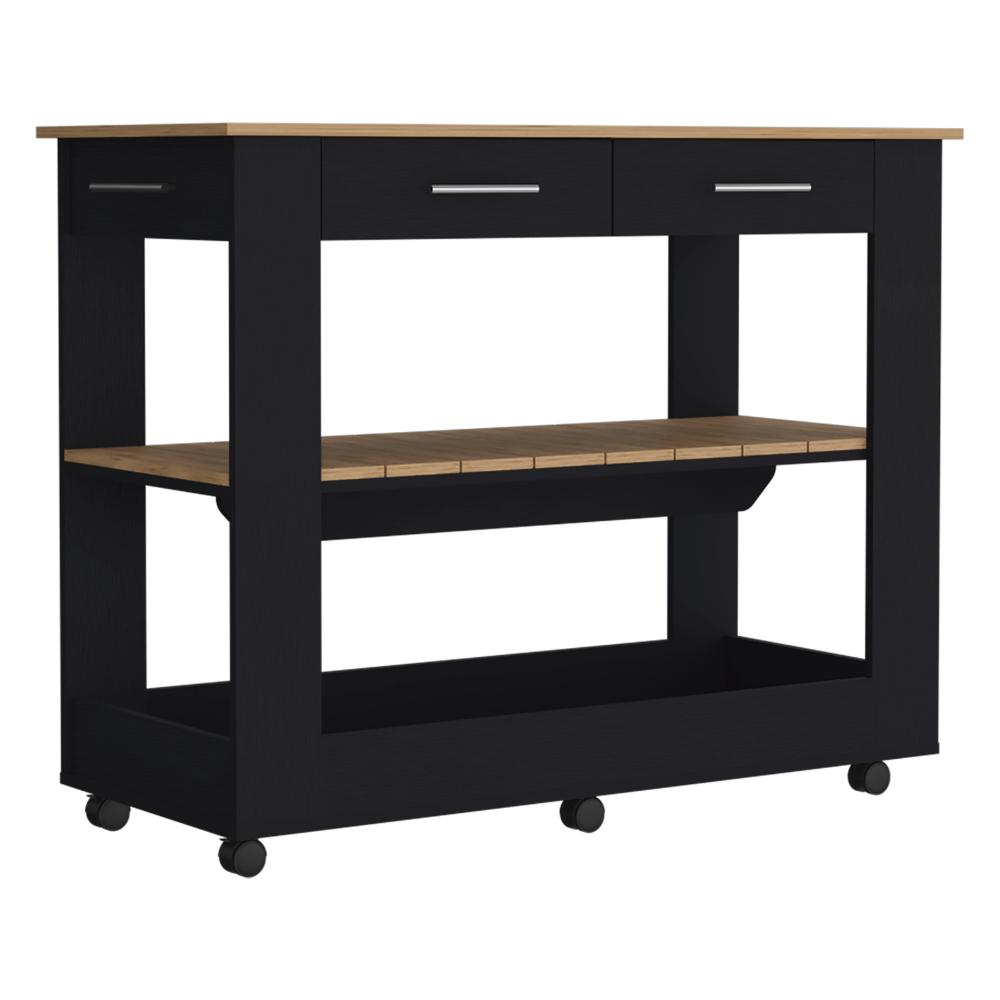 Barra de Cocina Ferrani 46 Wengue y Macadamia