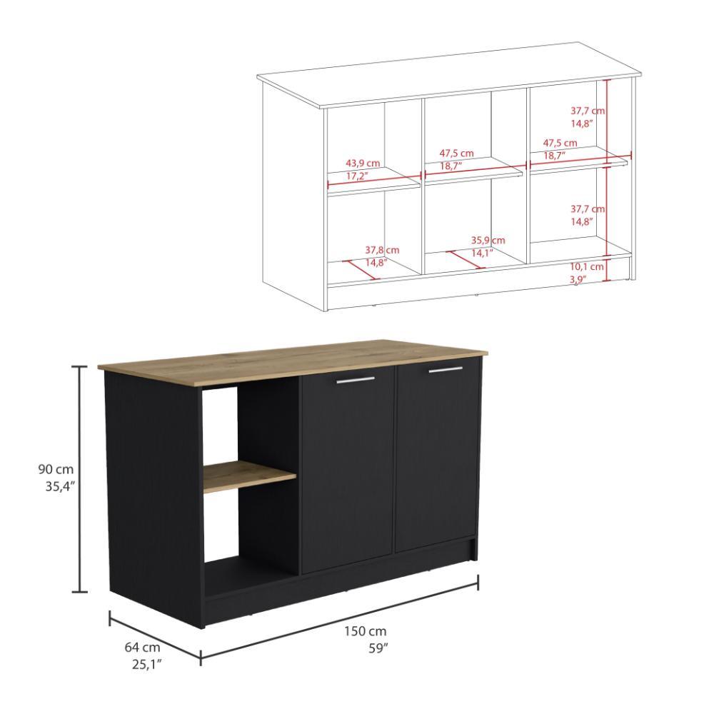 Isla de Cocina Juniper Wengue macadamia