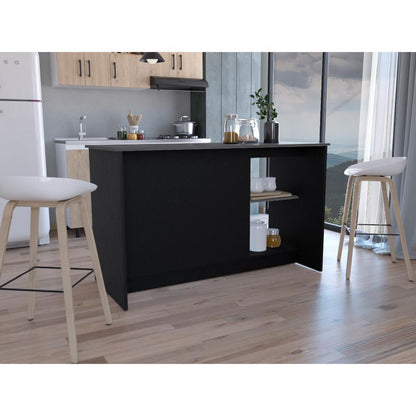 Barra de Cocina Samboni Wengue y Gris