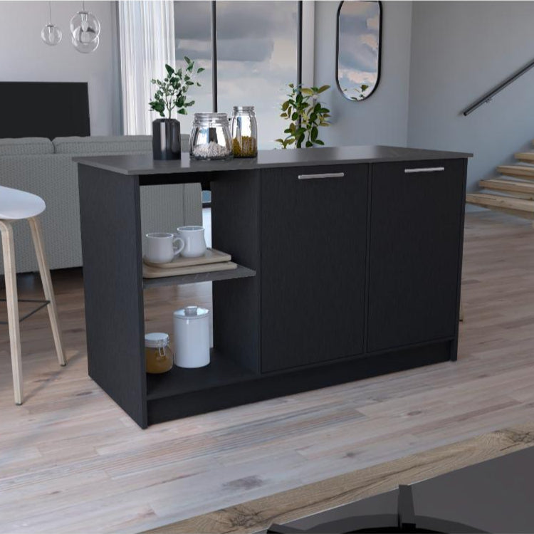 Barra de Cocina Samboni Wengue y Gris