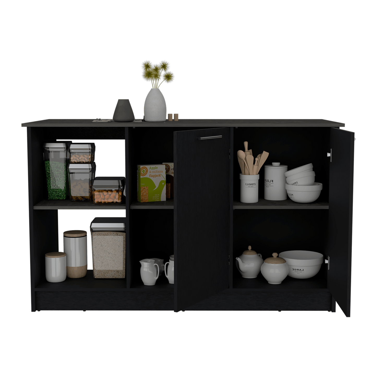 Barra de Cocina Samboni Wengue y Gris