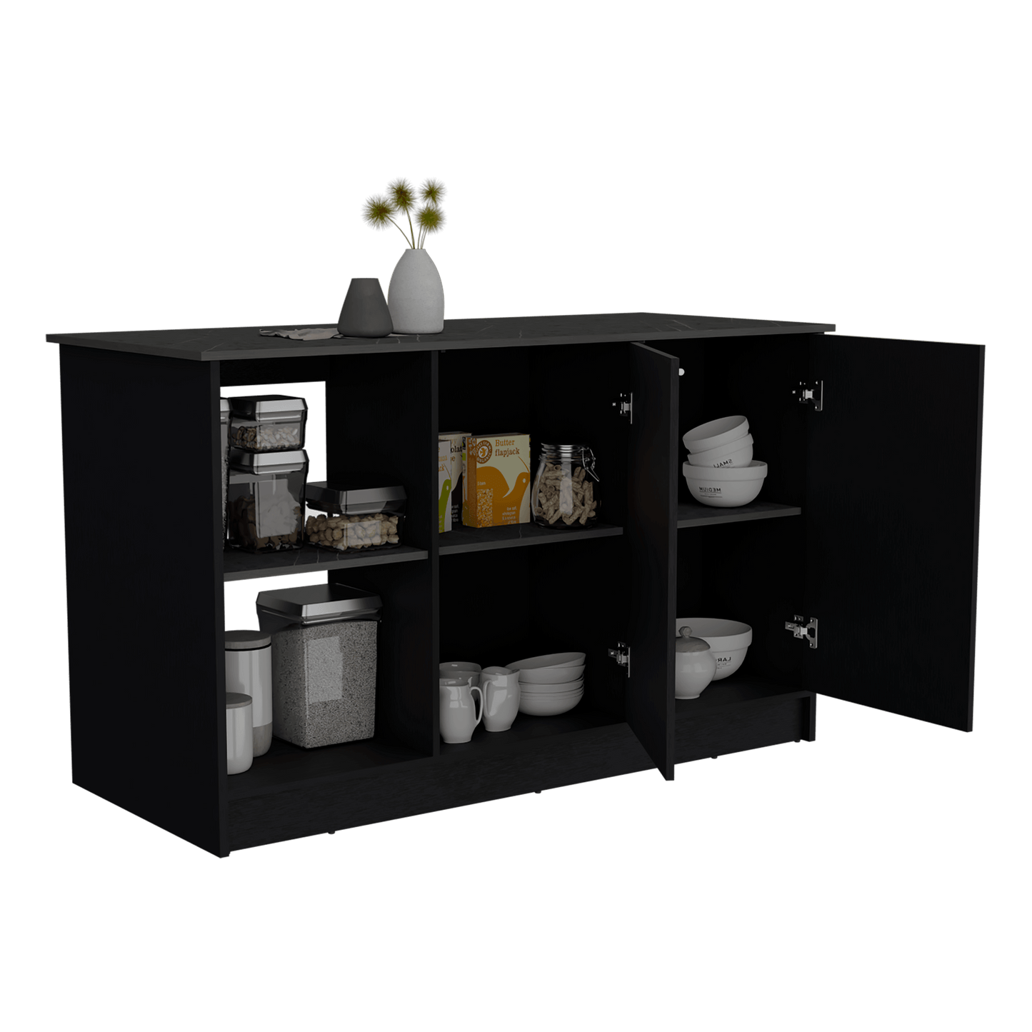 Barra de Cocina Samboni Wengue y Gris
