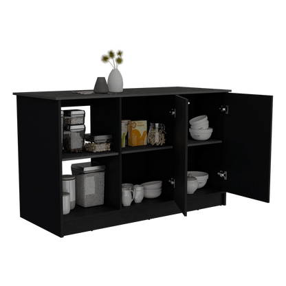 Barra de Cocina Samboni Wengue y Gris