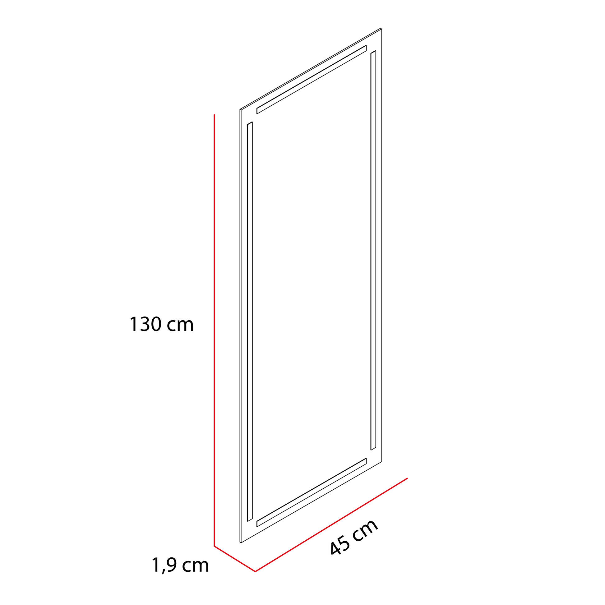 Espejo Lugo, Rectangular con diseño en Sandblasting - VIRTUAL MUEBLES