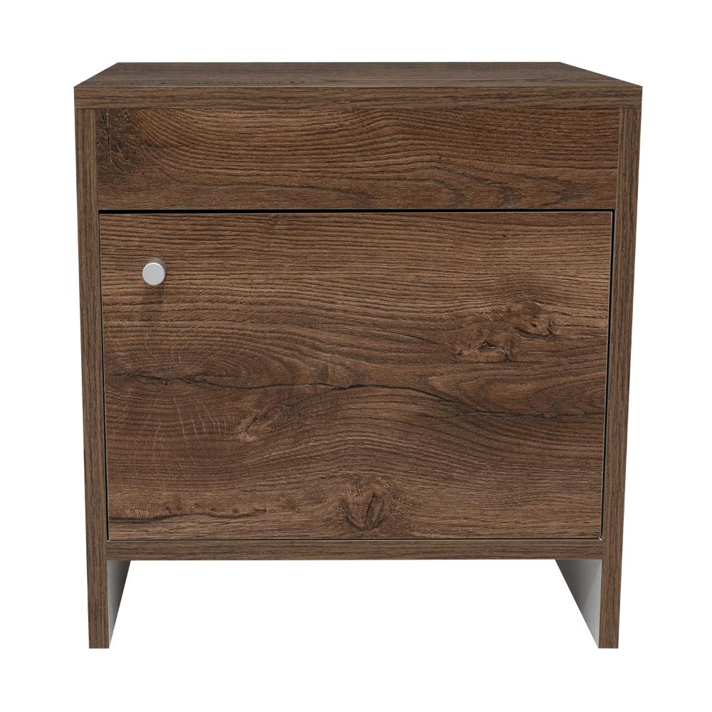 Mesa de Noche Varini  Bellota + Blanco