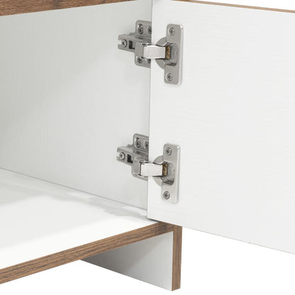 Mesa de Noche Varini  Bellota + Blanco