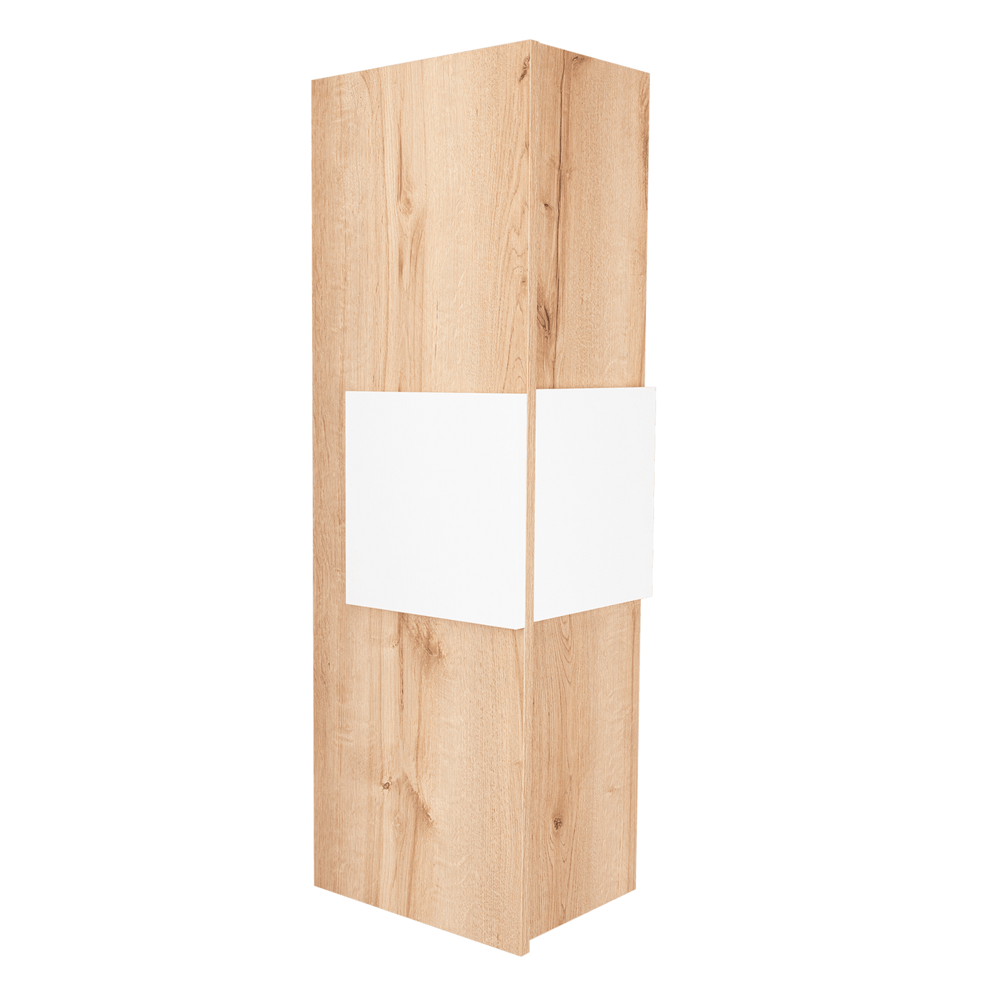 Gabinete de Baño Picasso, Blanco y Café Claro, con Espacio Para Guardar Objetos de Aseo ZF - VIRTUAL MUEBLES