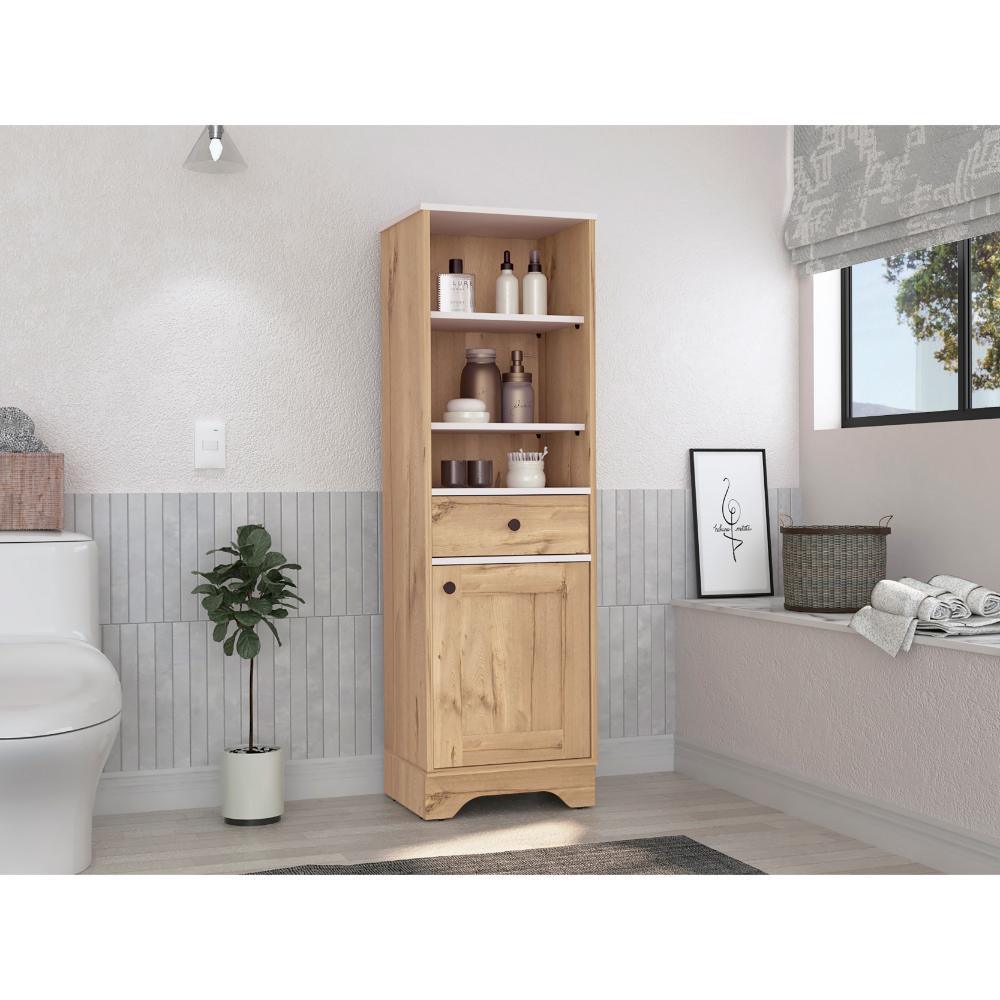 Mueble Optimizador 2 Bath Bi color  Duna Blanco