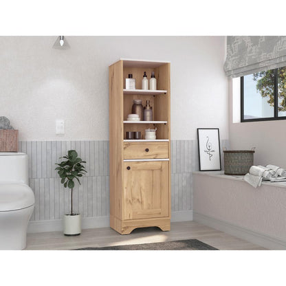Mueble Optimizador 2 Bath Bi color  Duna Blanco