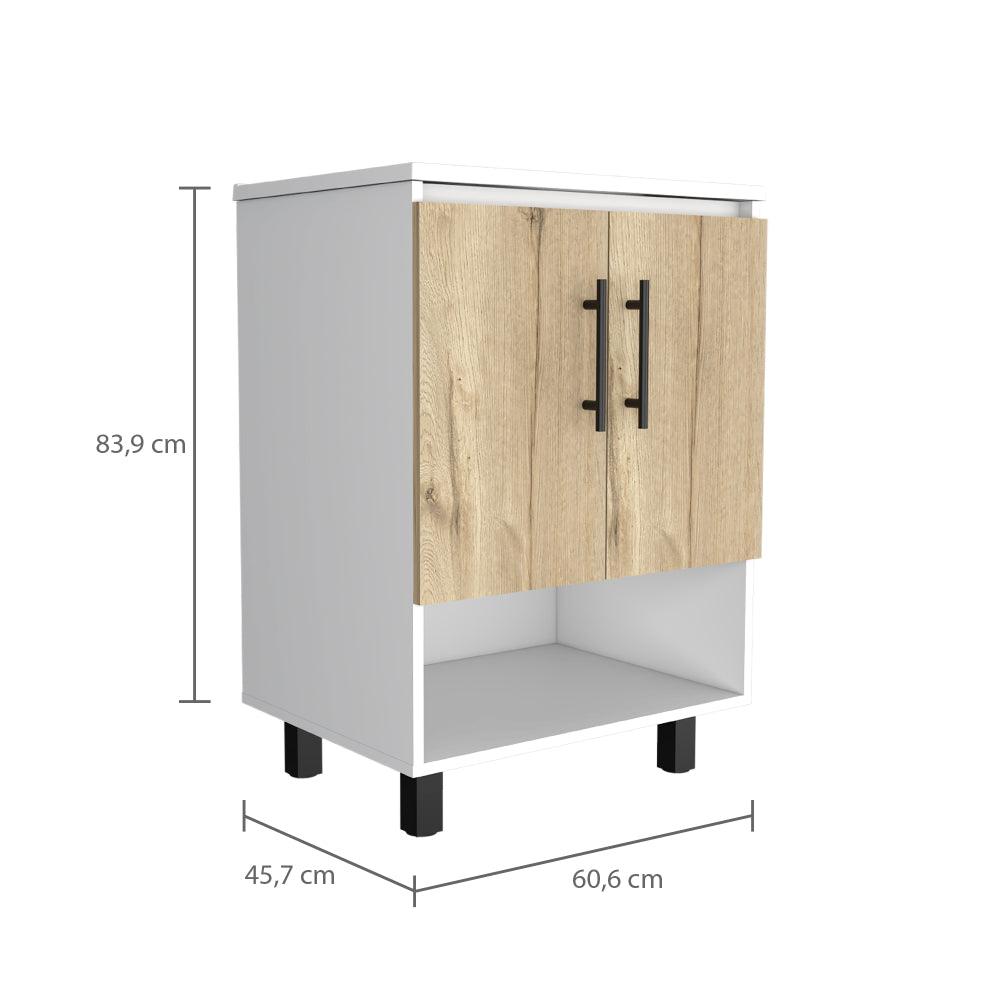 Mueble Optimizador lavamanos Bath Bi Color A  Blanco Duna