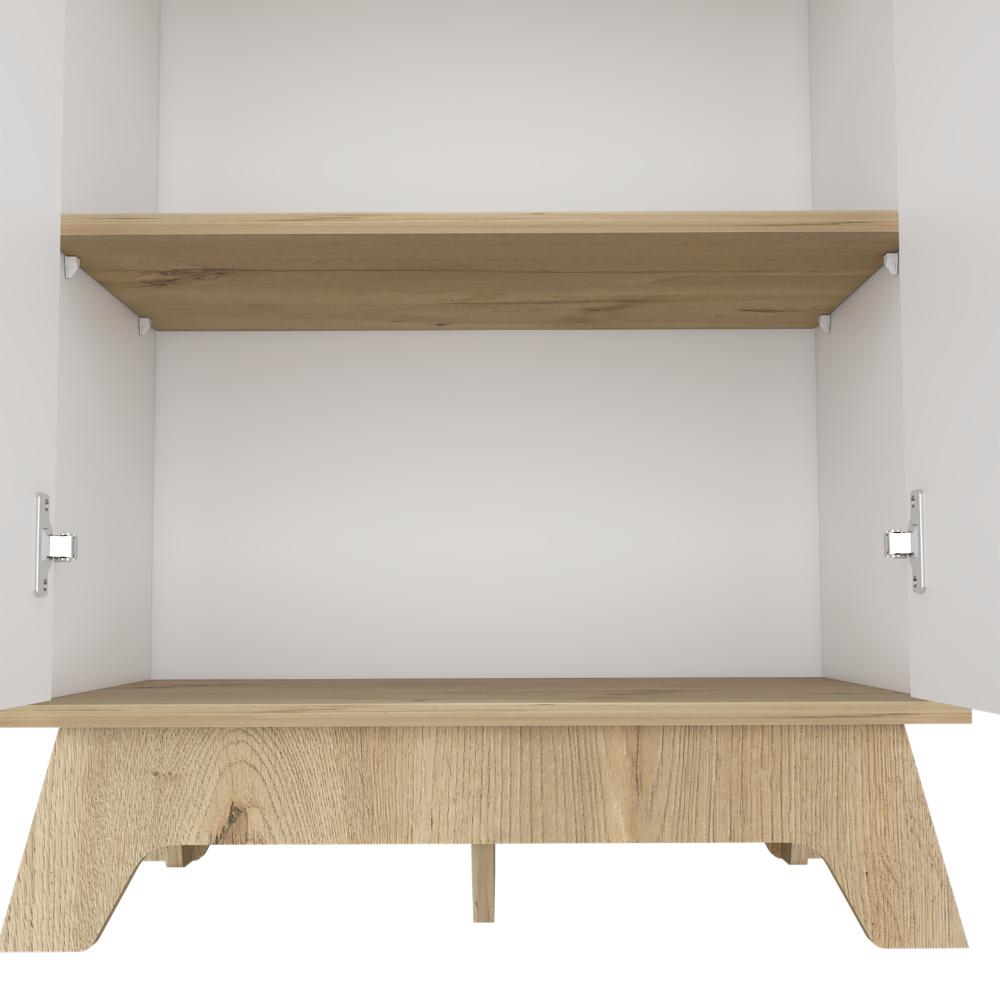 Mueble Microondas Bajo Lussano   Blanco Duna
