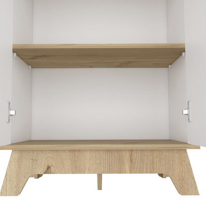 Mueble Microondas Bajo Lussano   Blanco Duna