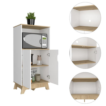 Mueble Microondas Bajo Lussano   Blanco Duna