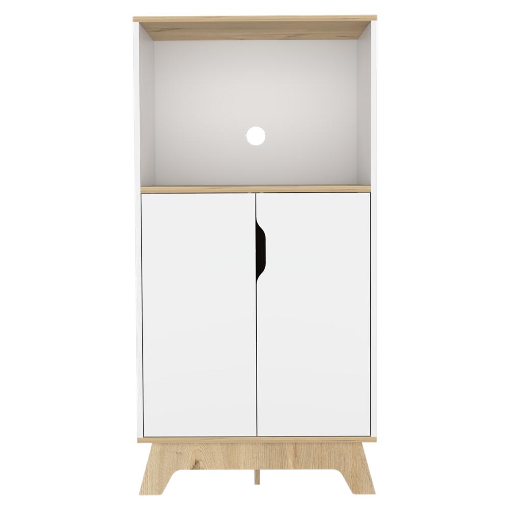Mueble Microondas Bajo Lussano   Blanco Duna