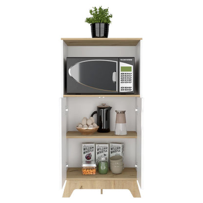 Mueble Microondas Bajo Lussano   Blanco Duna