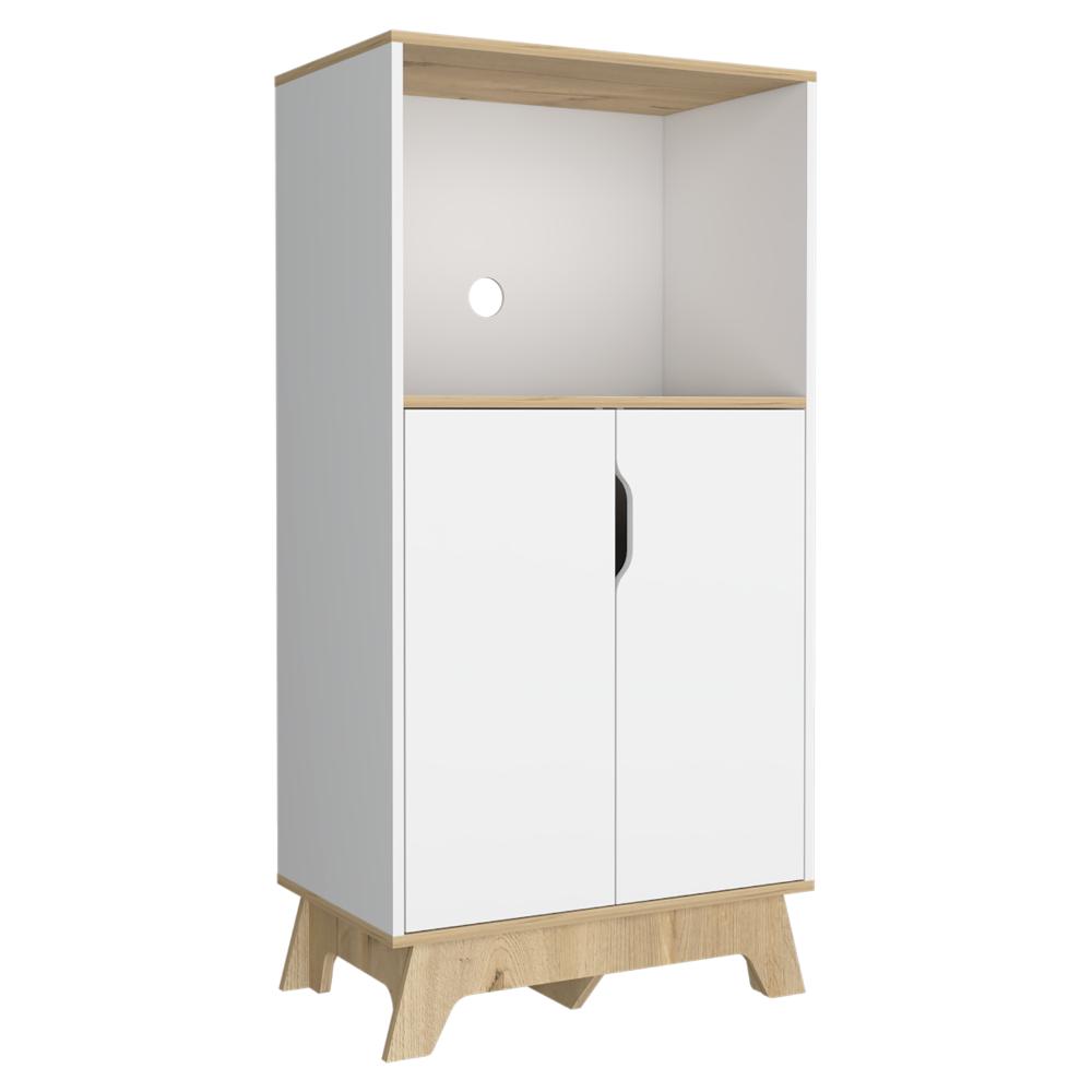 Mueble Microondas Bajo Lussano   Blanco Duna