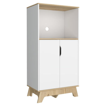 Mueble Microondas Bajo Lussano   Blanco Duna
