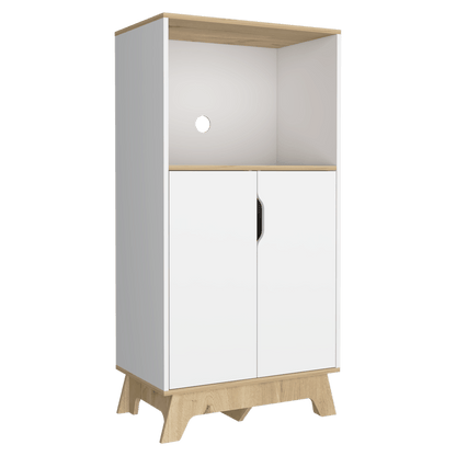 Mueble Auxiliar Lirio, Zabedra, con Espacio Para Microondas ZF - VIRTUAL MUEBLES