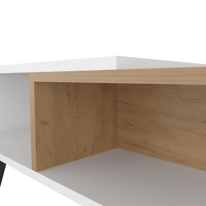 Mesa de Centro Aranjuez Blanco y Fresno Europeo