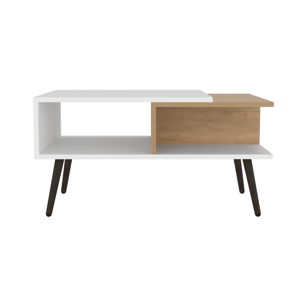Mesa de Centro Aranjuez Blanco y Fresno Europeo